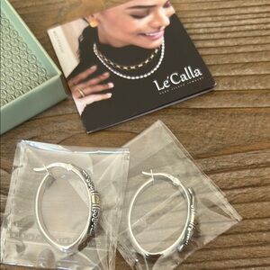 Silver Textured Hoop Earrings Elegant Jewelry